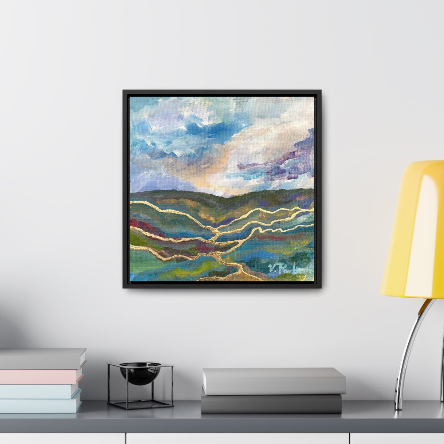 framed canvas print | ichor lands | valley rays