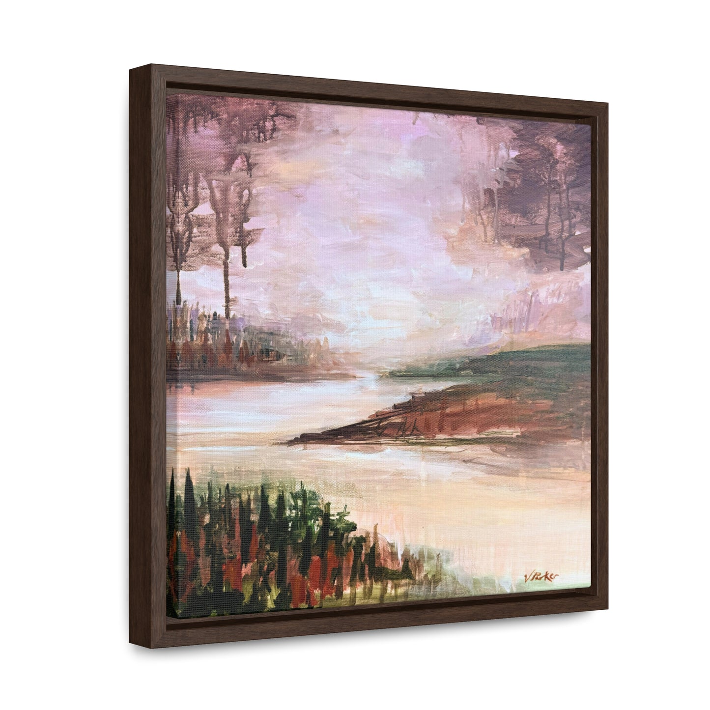 framed canvas print | before the first snow