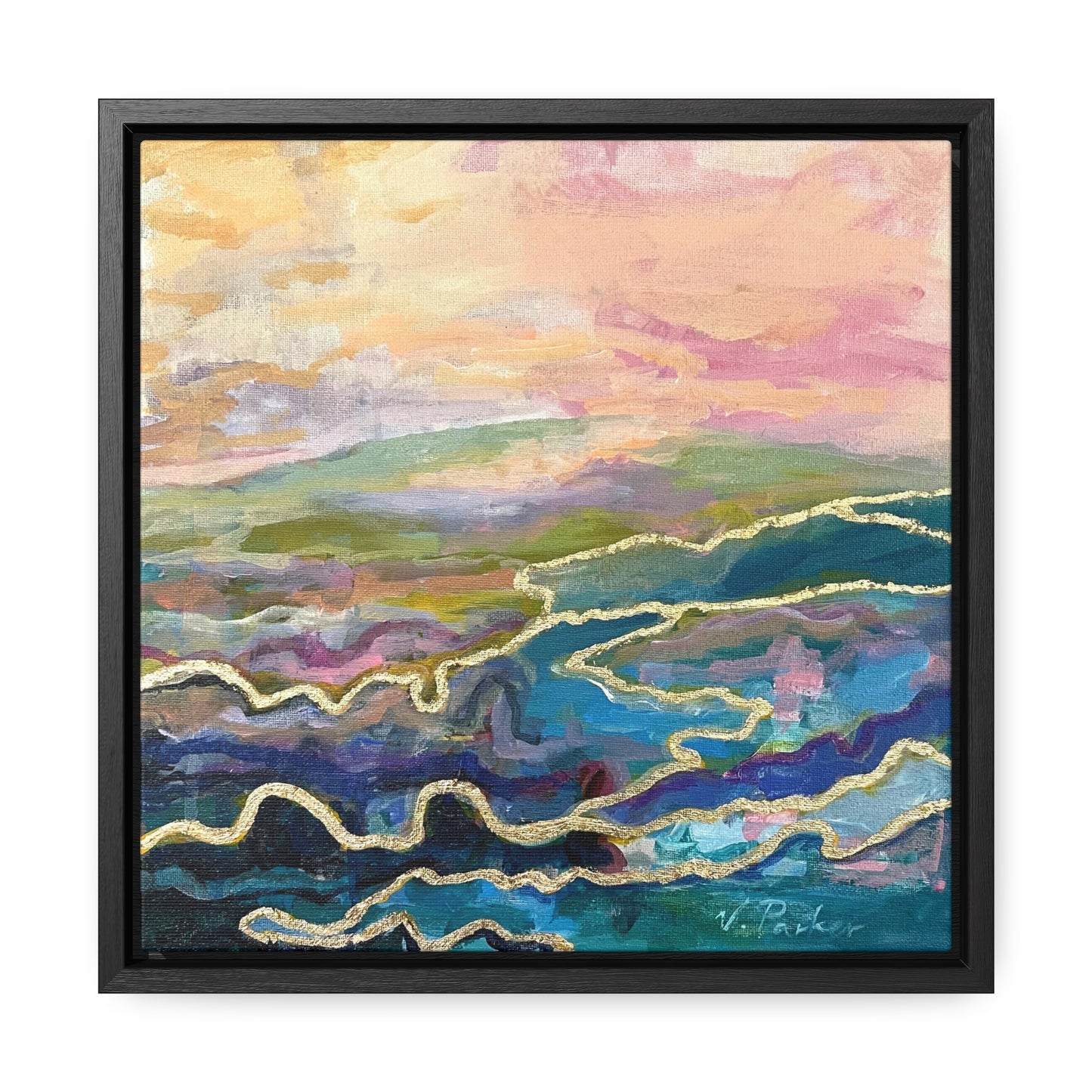 framed canvas print | ichor lands | sherbet dawn