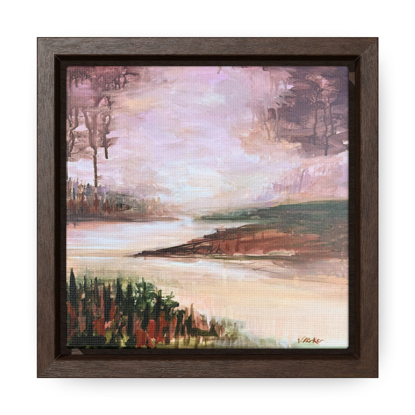 framed canvas print | before the first snow