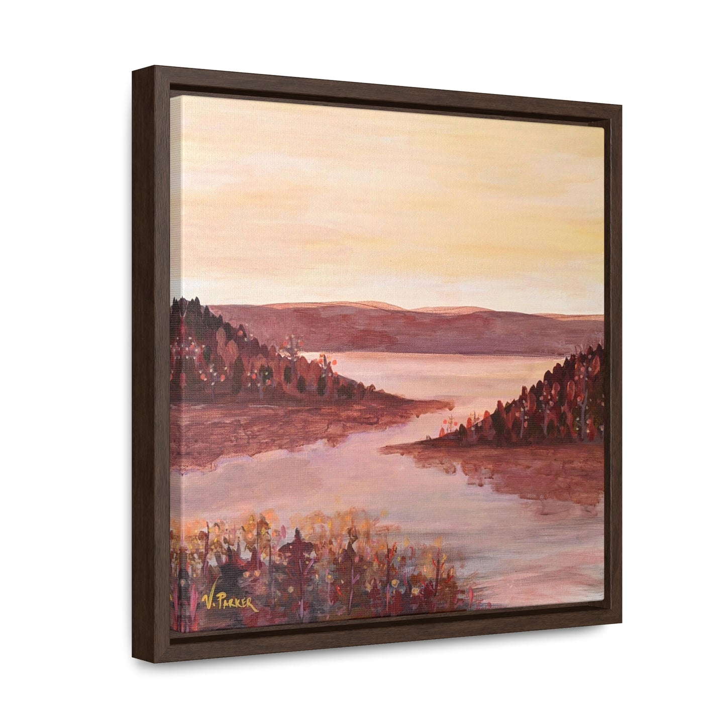 framed canvas print | before the leaves fall