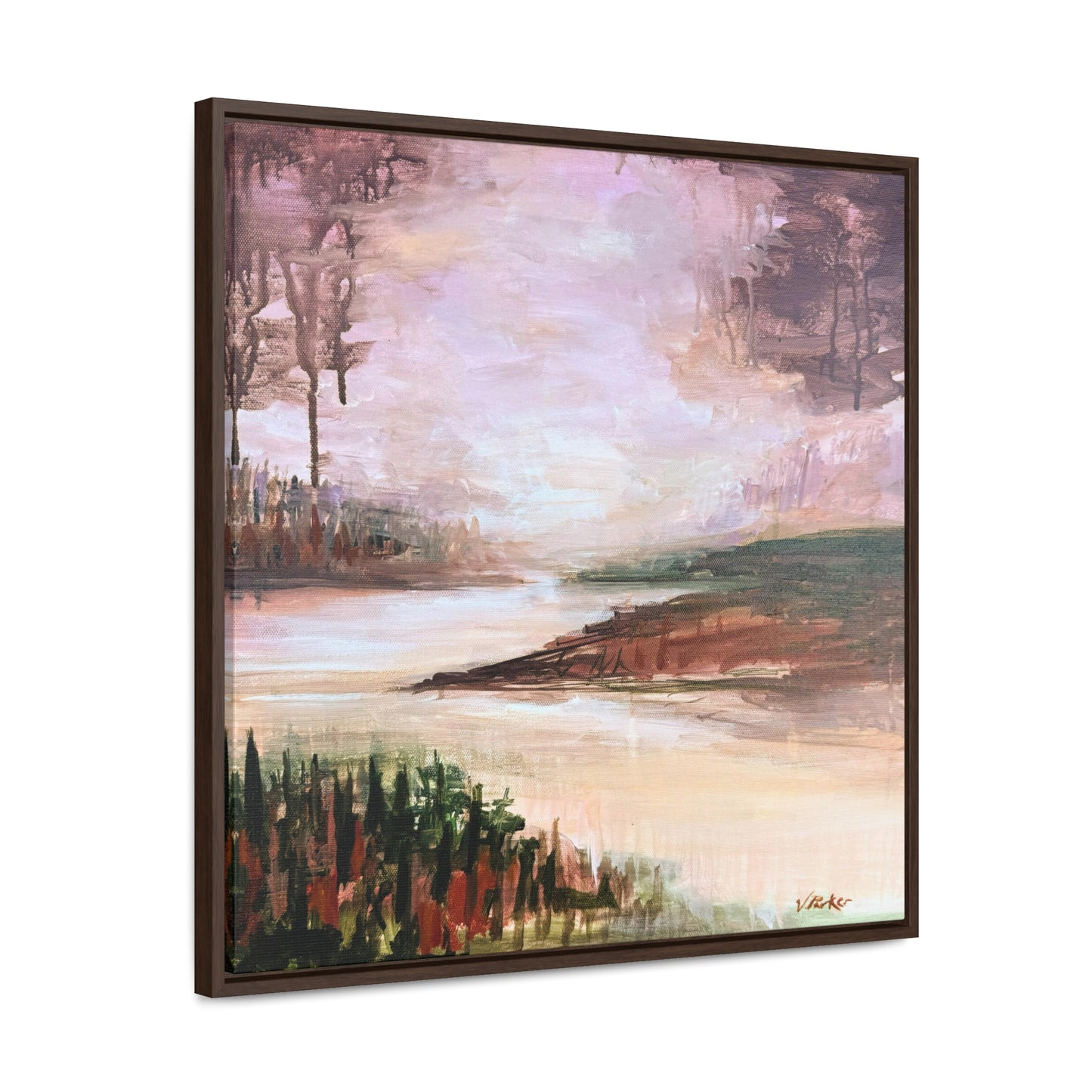 framed canvas print | before the first snow