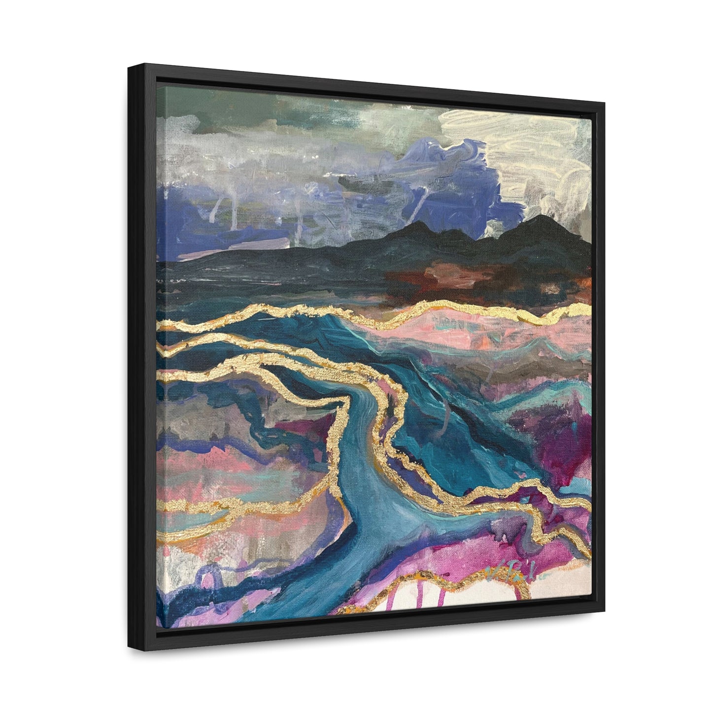 framed canvas print | ichor lands | lavender storm