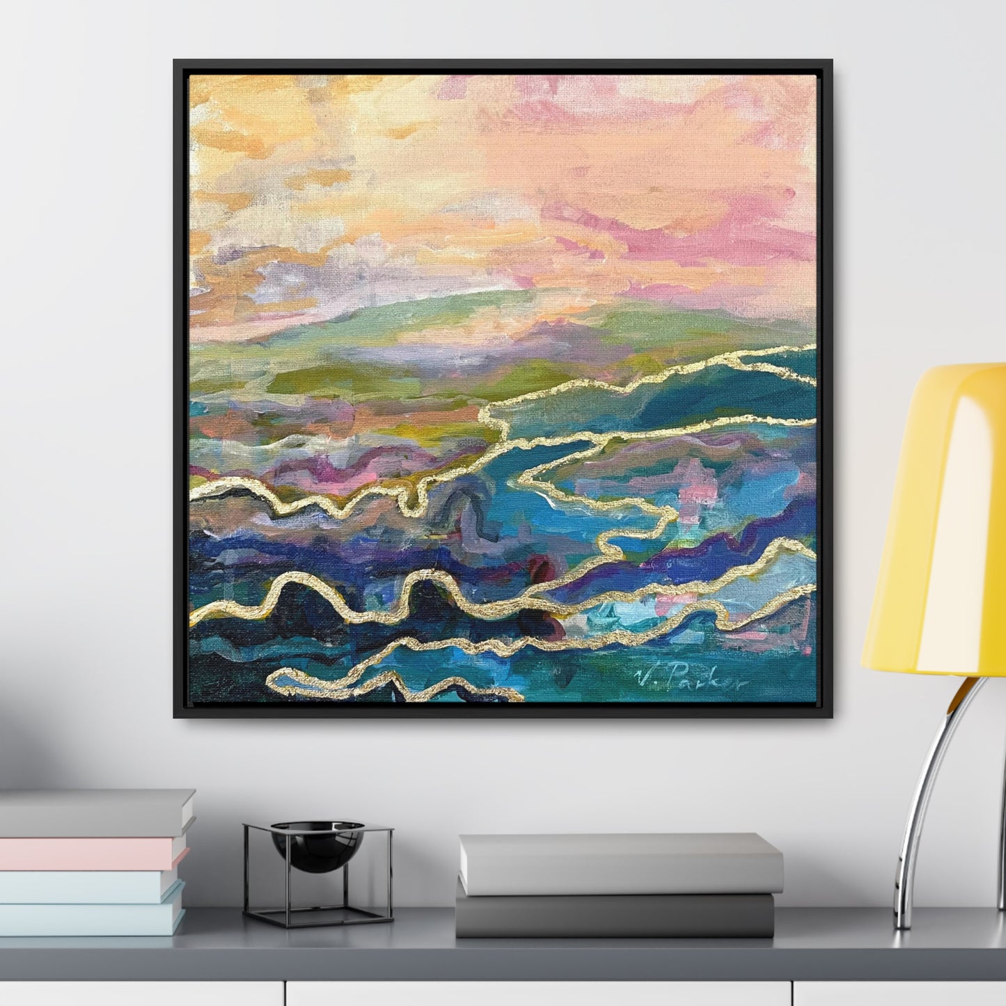 framed canvas print | ichor lands | sherbet dawn