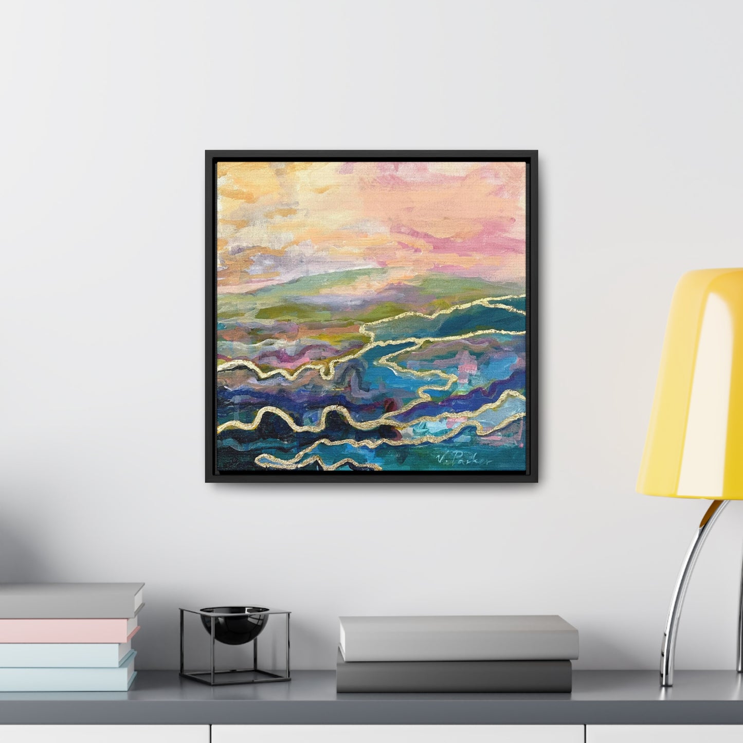 framed canvas print | ichor lands | sherbet dawn