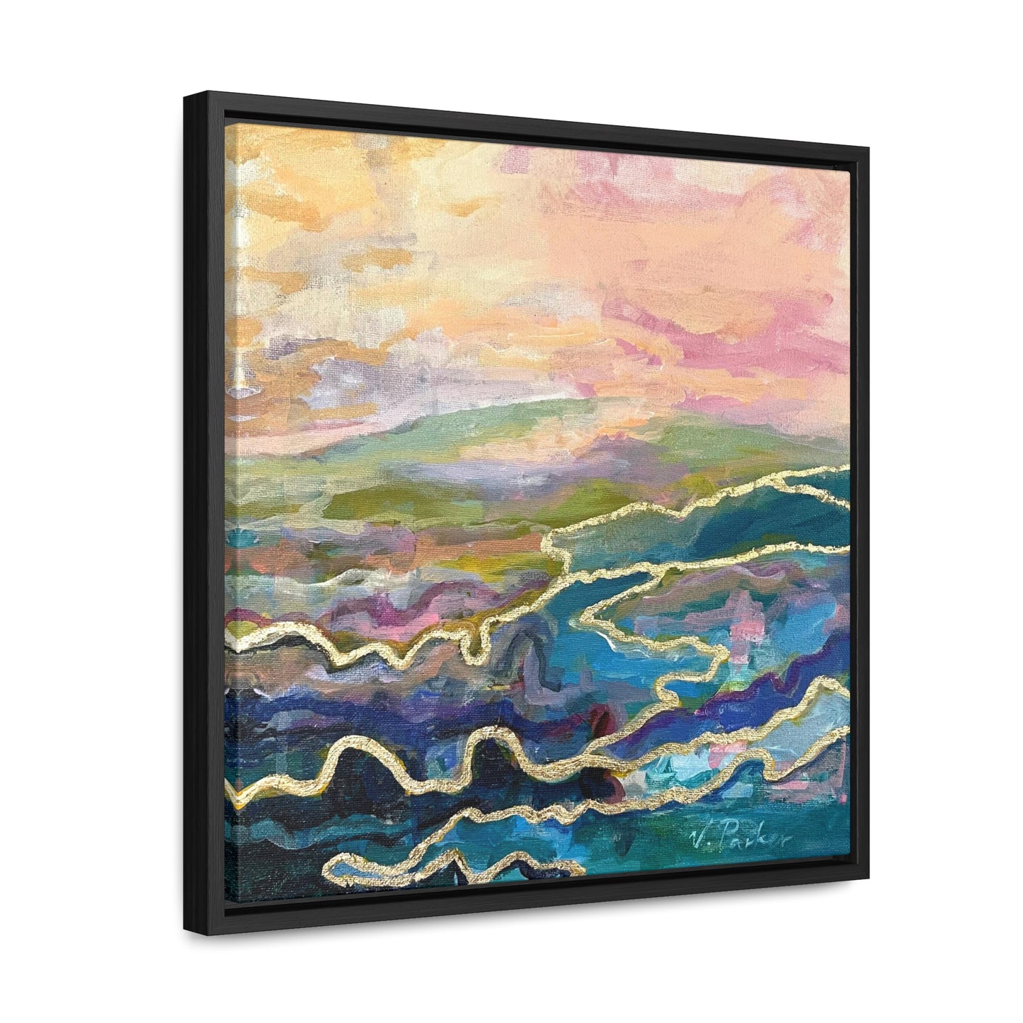 framed canvas print | ichor lands | sherbet dawn