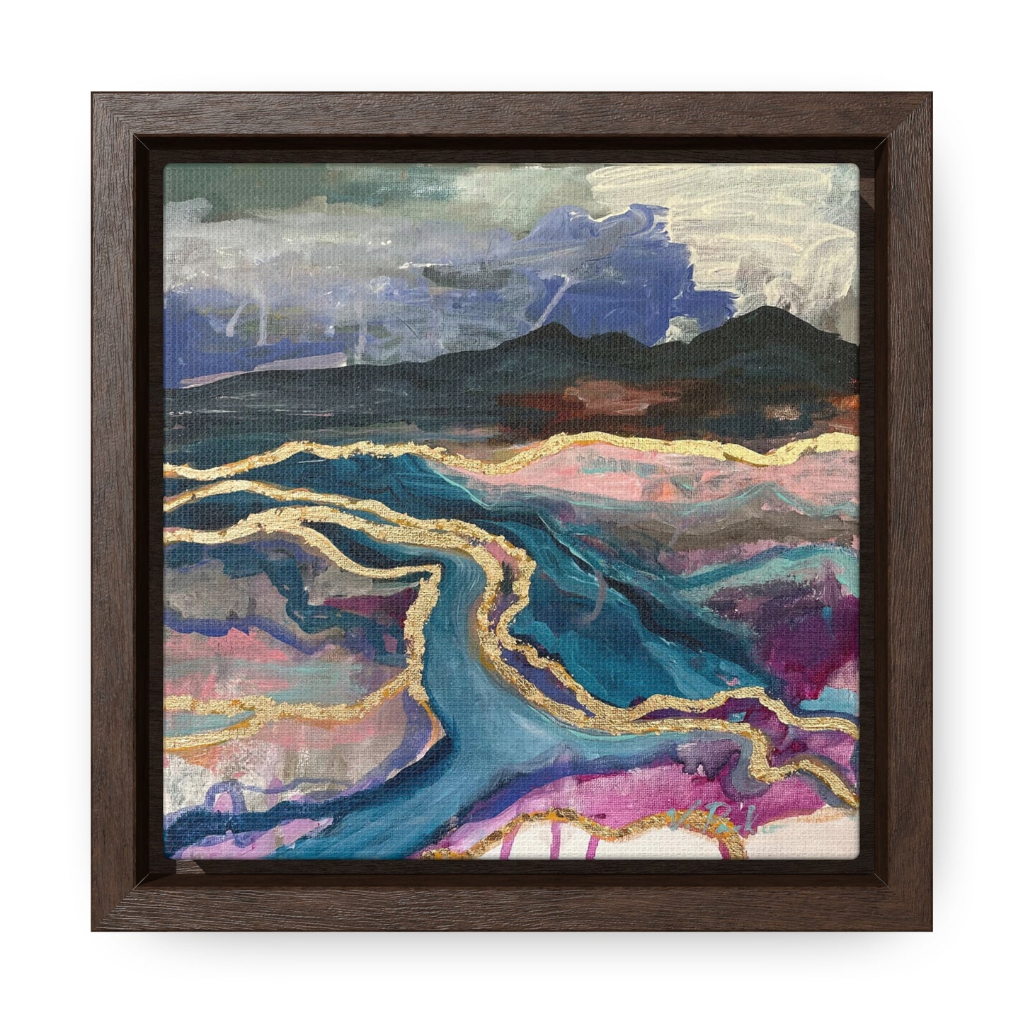 framed canvas print | ichor lands | lavender storm