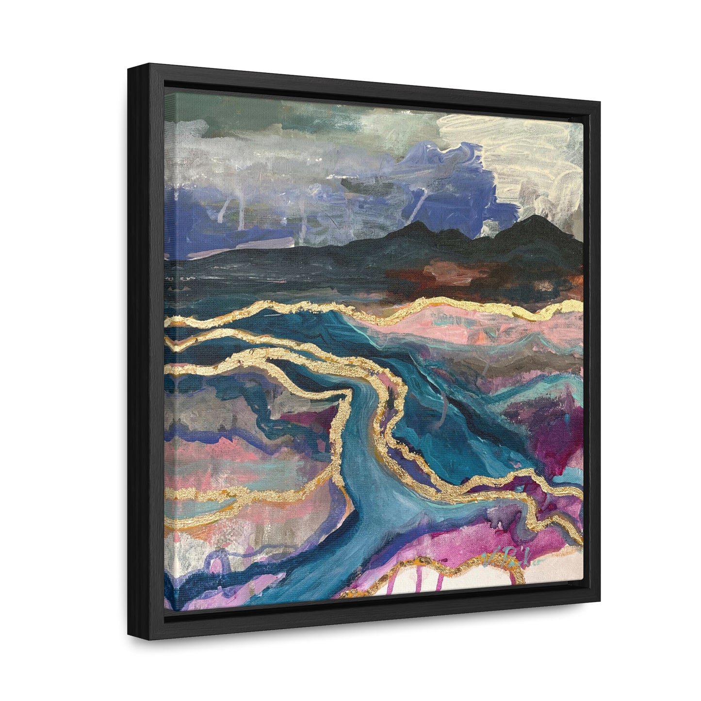 framed canvas print | ichor lands | lavender storm