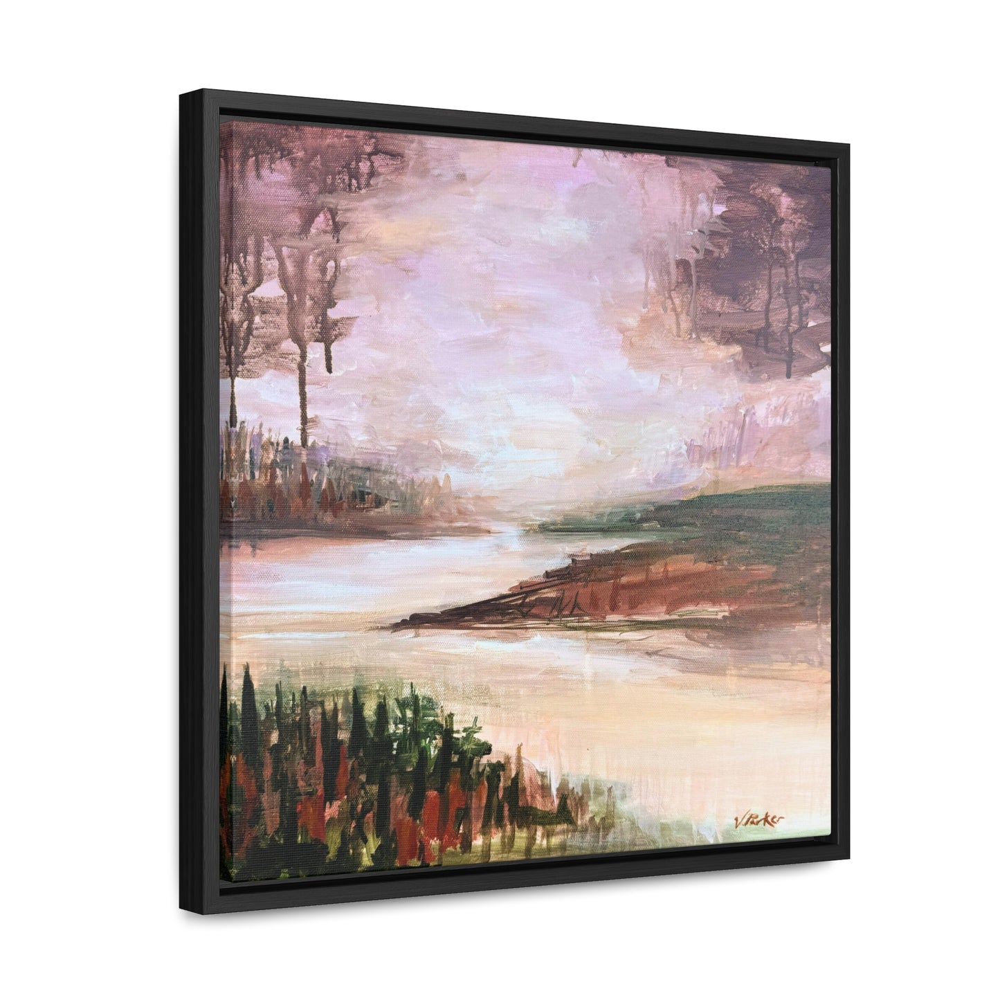 framed canvas print | before the first snow