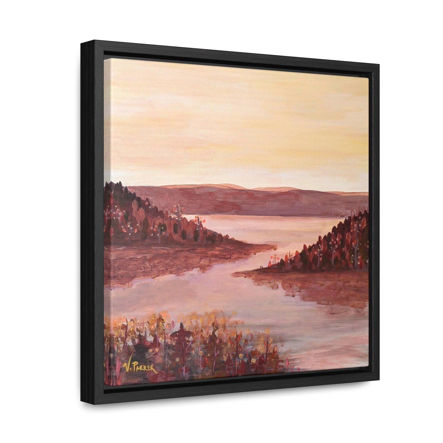 framed canvas print | before the leaves fall