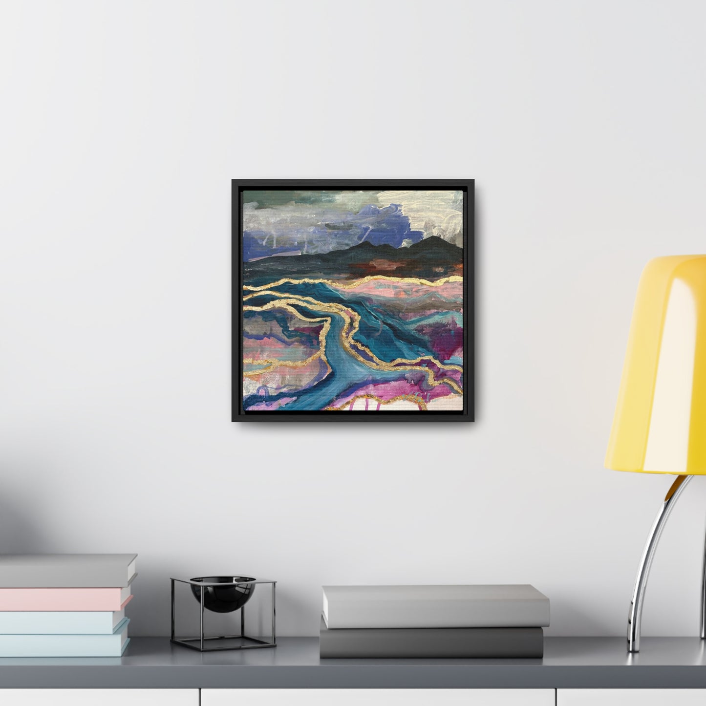 framed canvas print | ichor lands | lavender storm