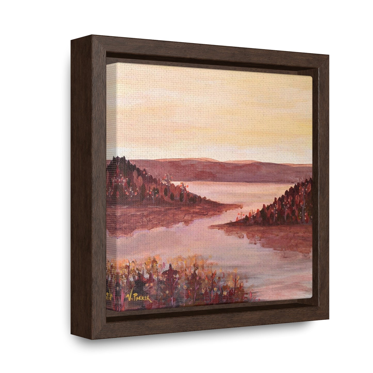 framed canvas print | before the leaves fall