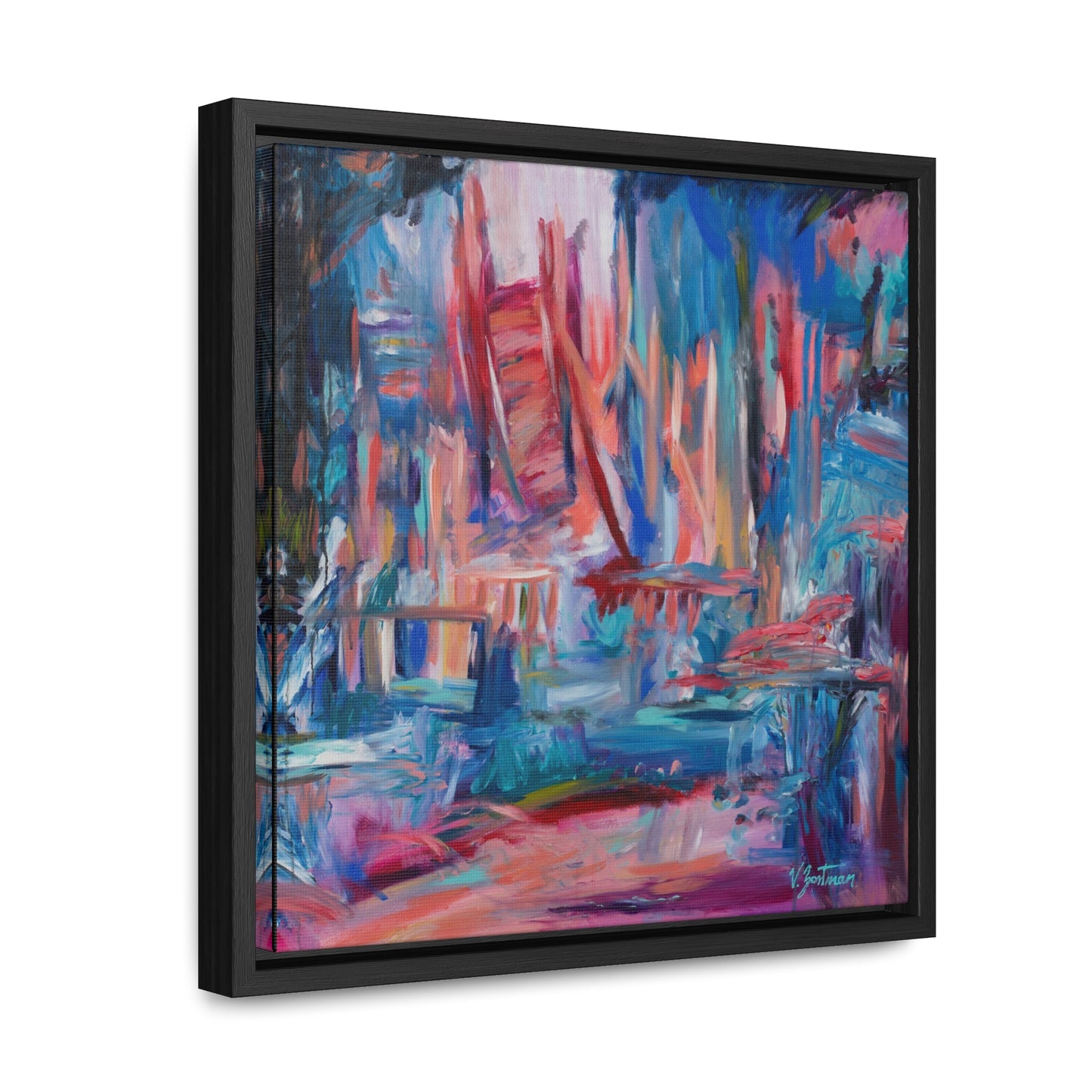 framed canvas print | music city