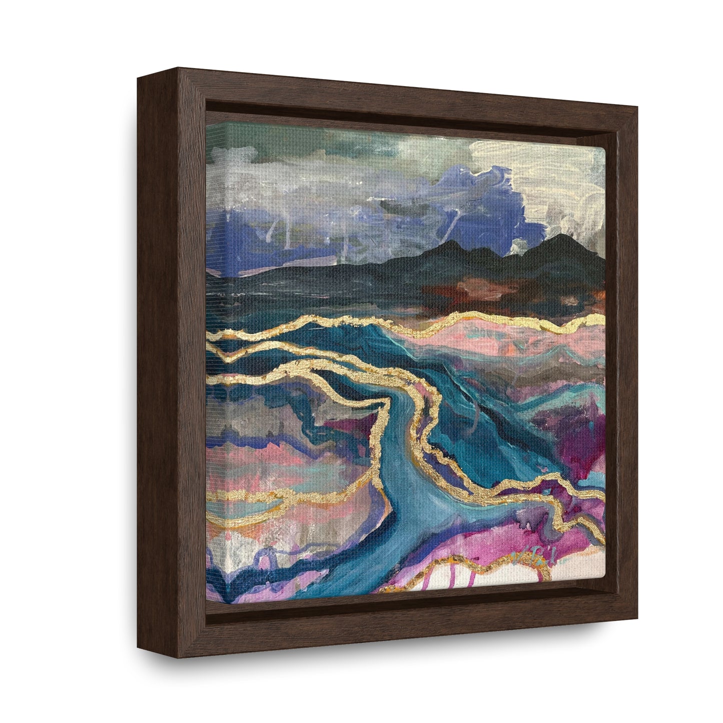 framed canvas print | ichor lands | lavender storm