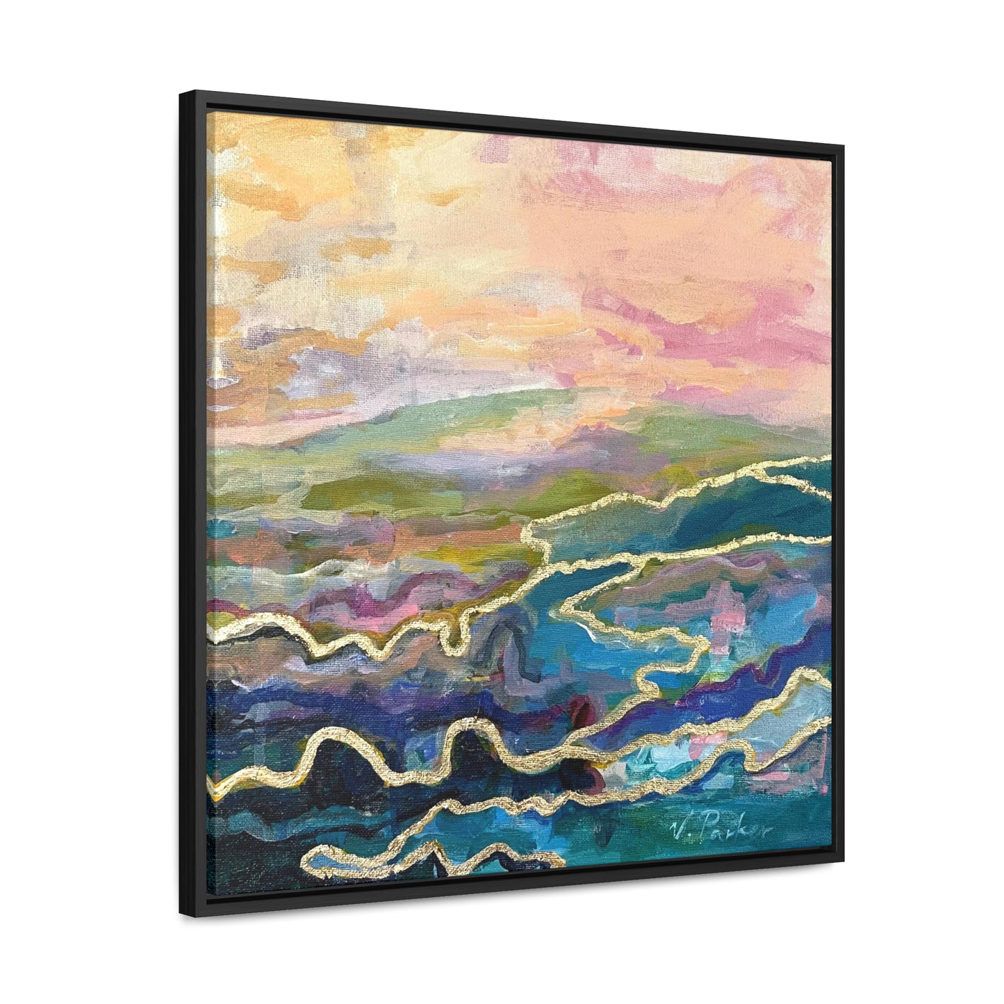 framed canvas print | ichor lands | sherbet dawn