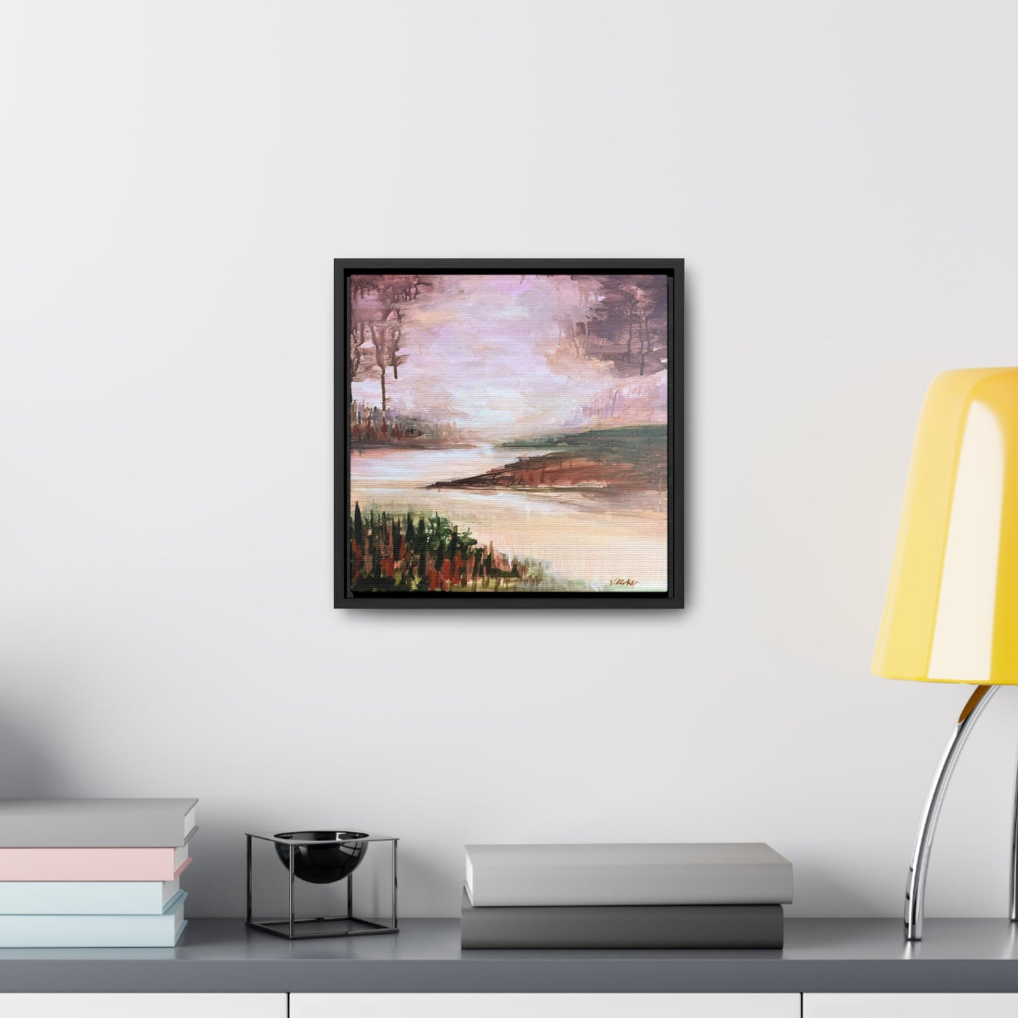 framed canvas print | before the first snow