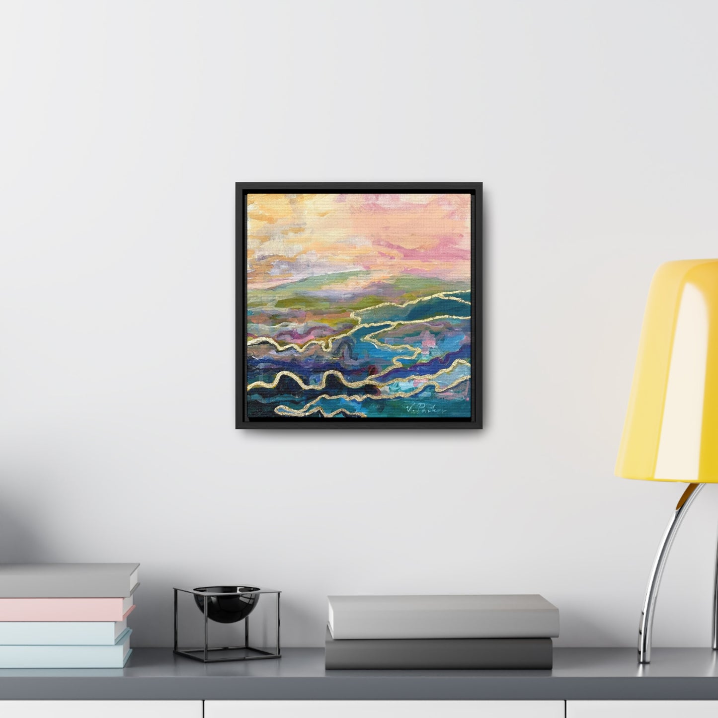 framed canvas print | ichor lands | sherbet dawn