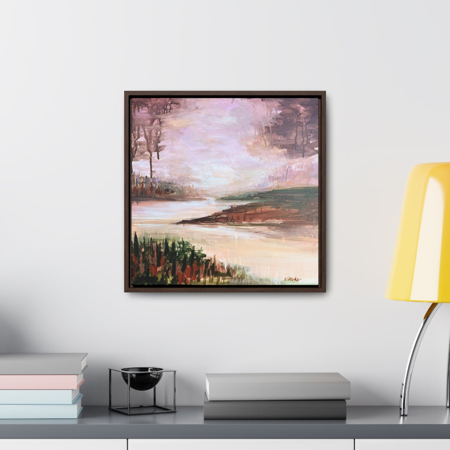 framed canvas print | before the first snow