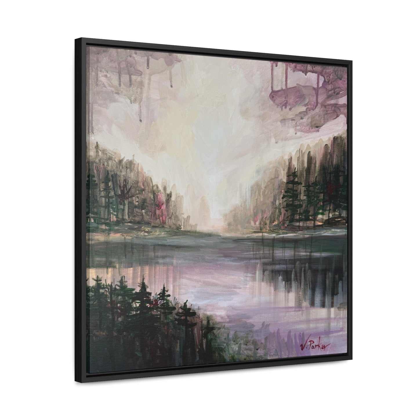 framed canvas print | a november in the ozarks