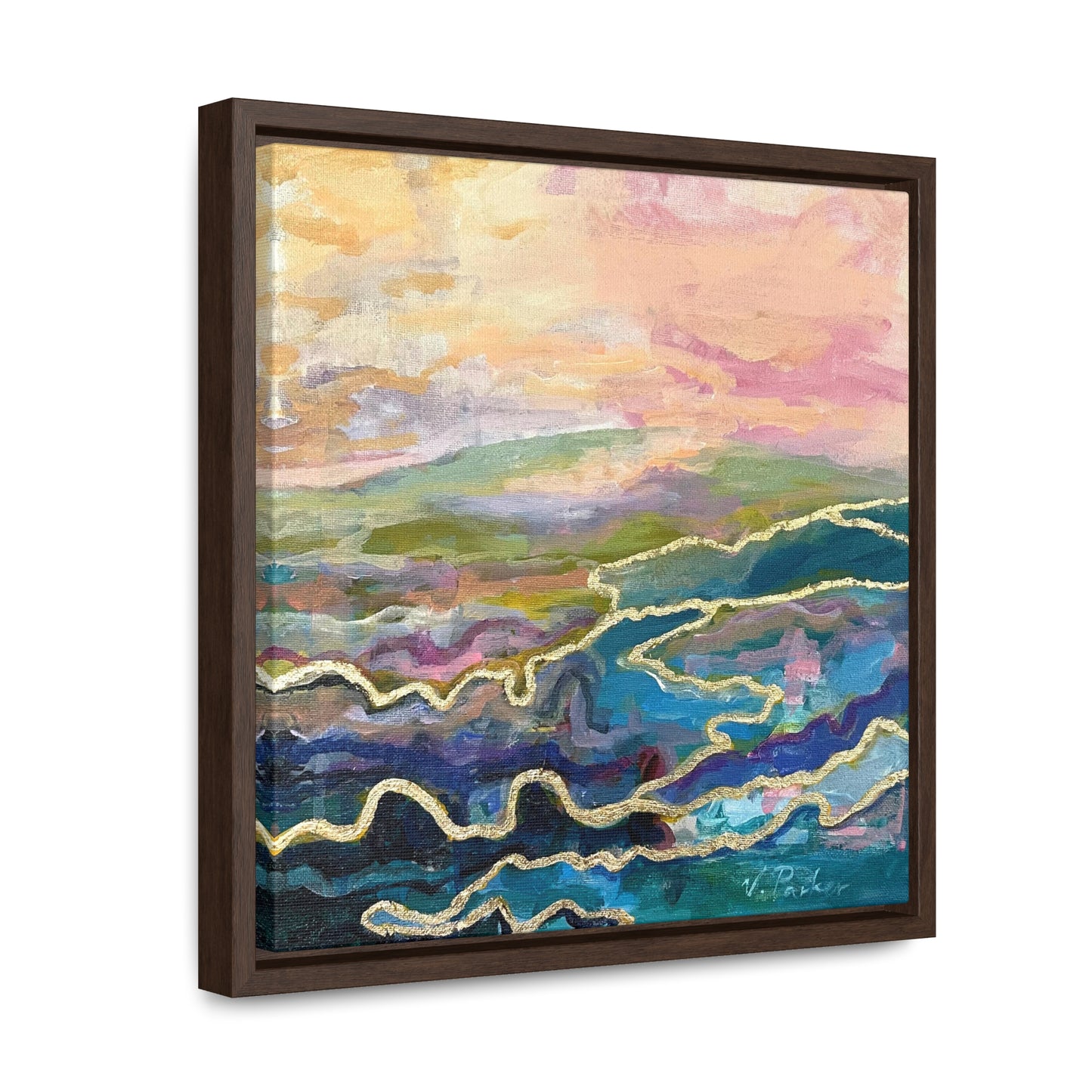 framed canvas print | ichor lands | sherbet dawn