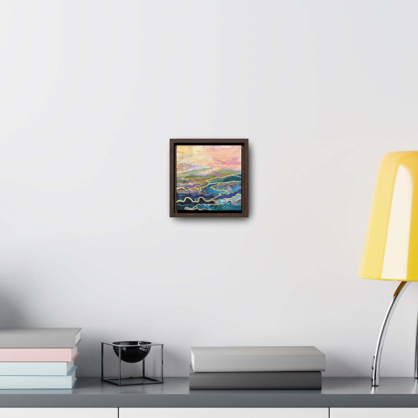 framed canvas print | ichor lands | sherbet dawn