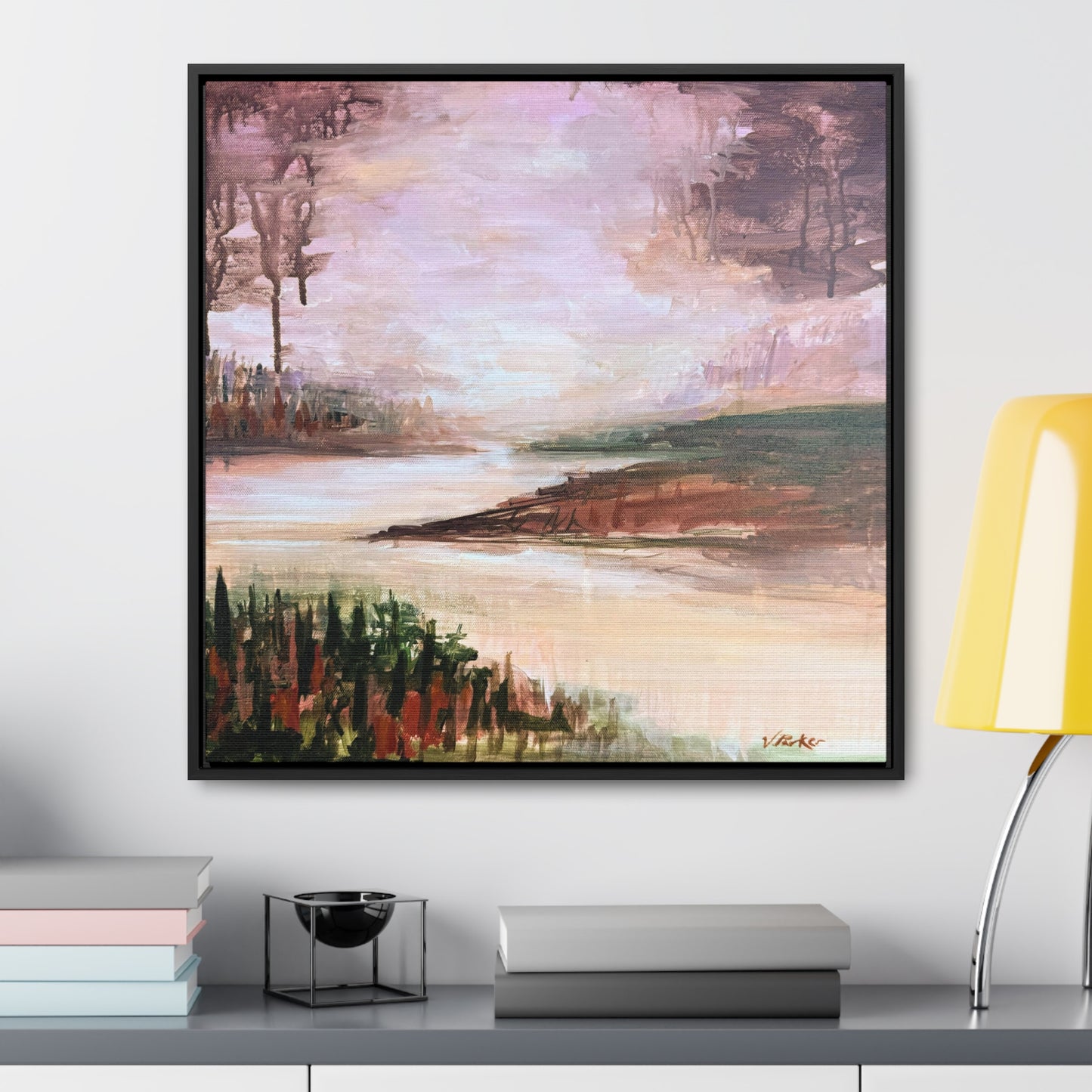 framed canvas print | before the first snow