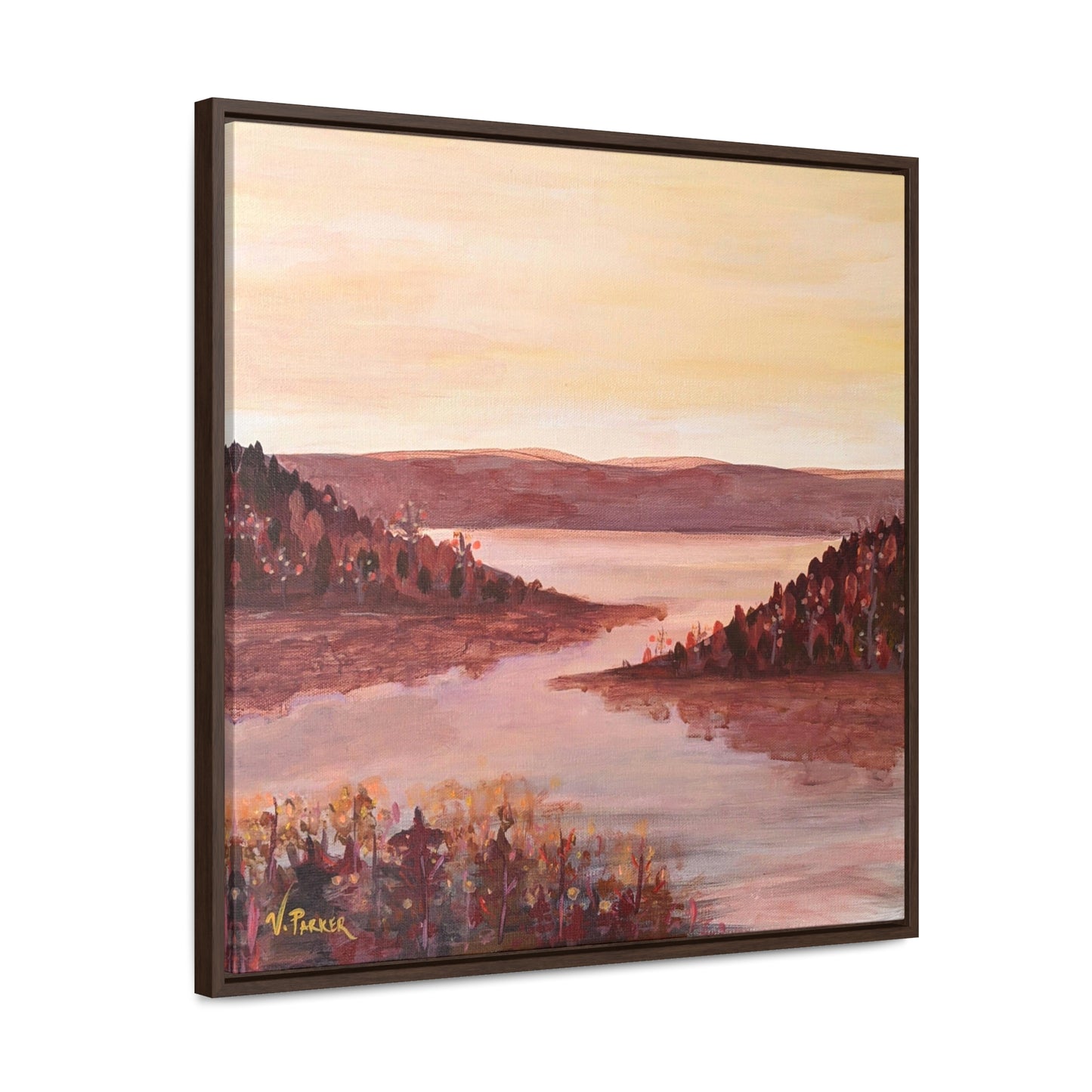 framed canvas print | before the leaves fall