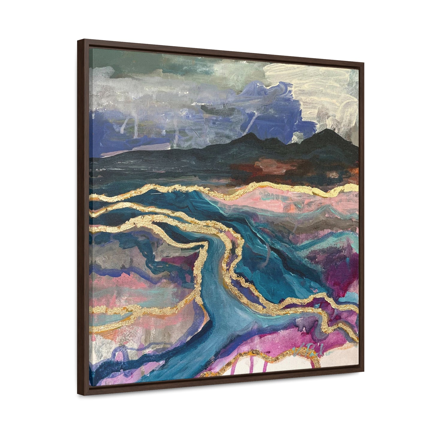 framed canvas print | ichor lands | lavender storm