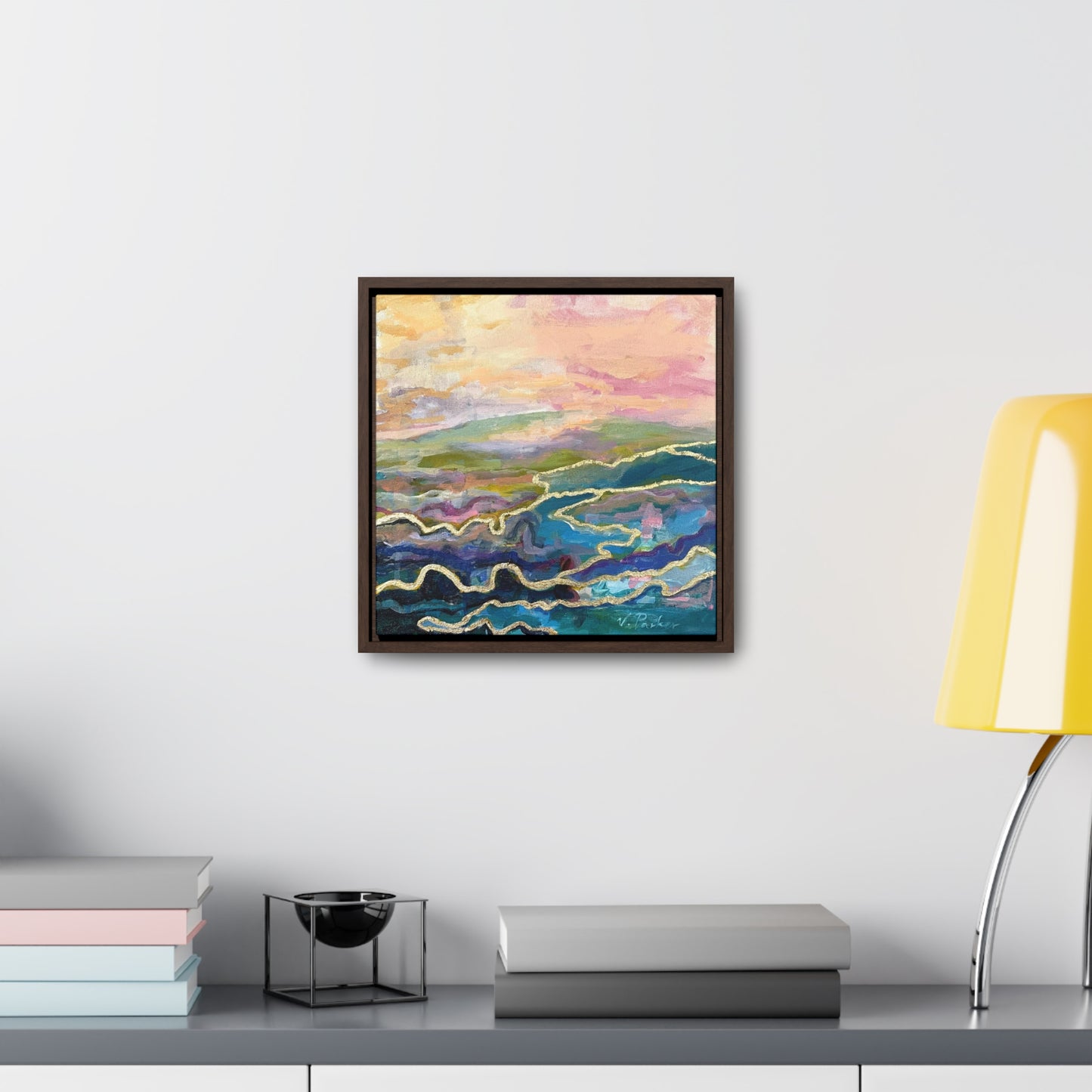 framed canvas print | ichor lands | sherbet dawn