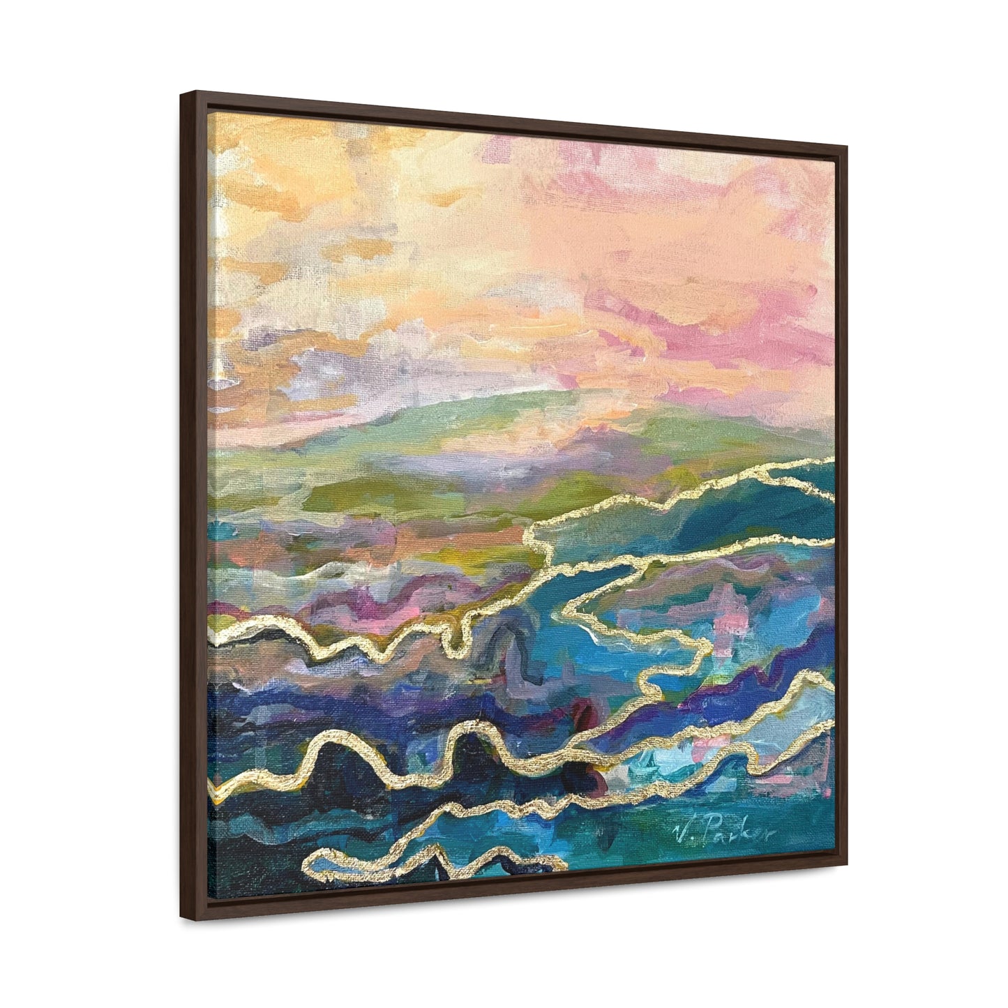 framed canvas print | ichor lands | sherbet dawn