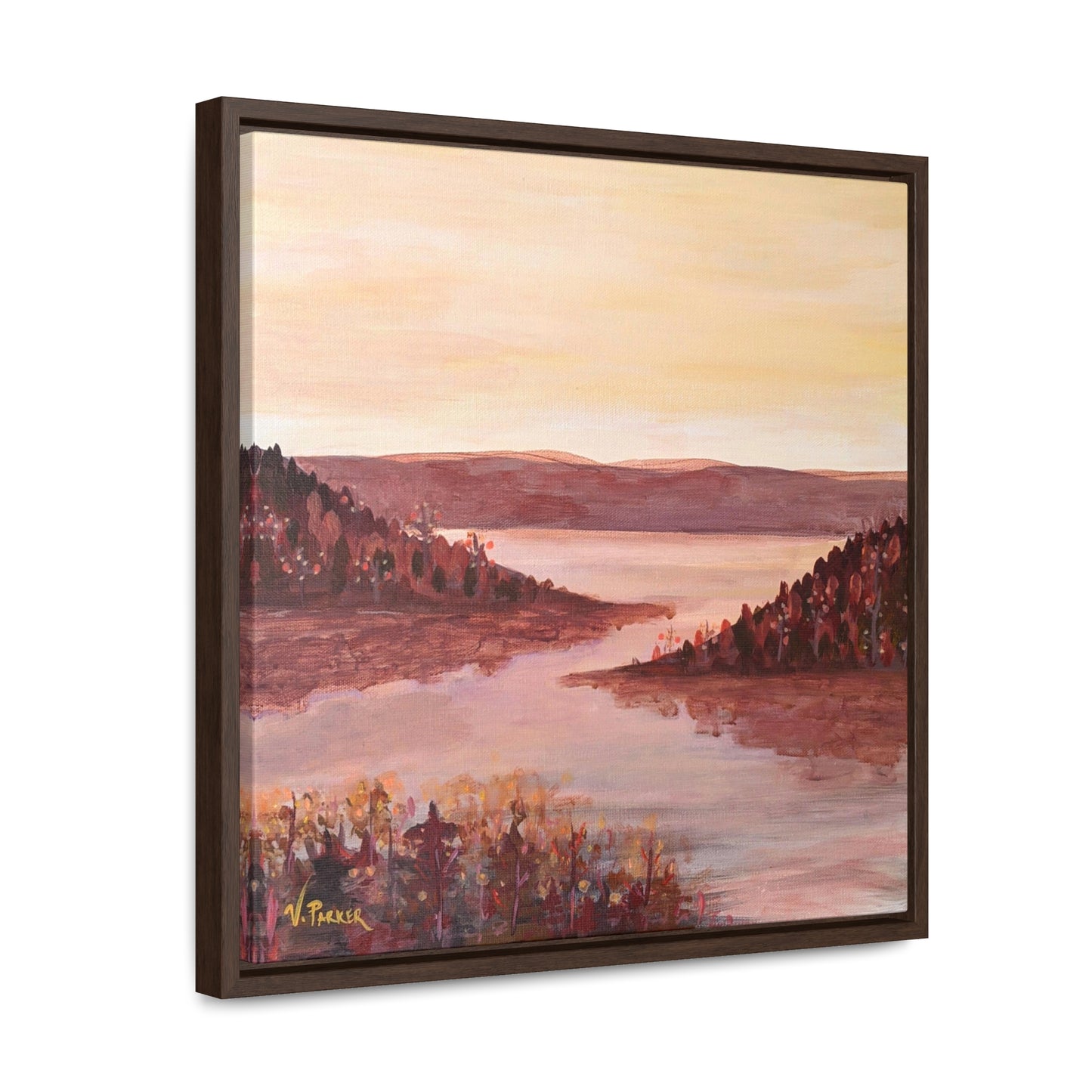 framed canvas print | before the leaves fall