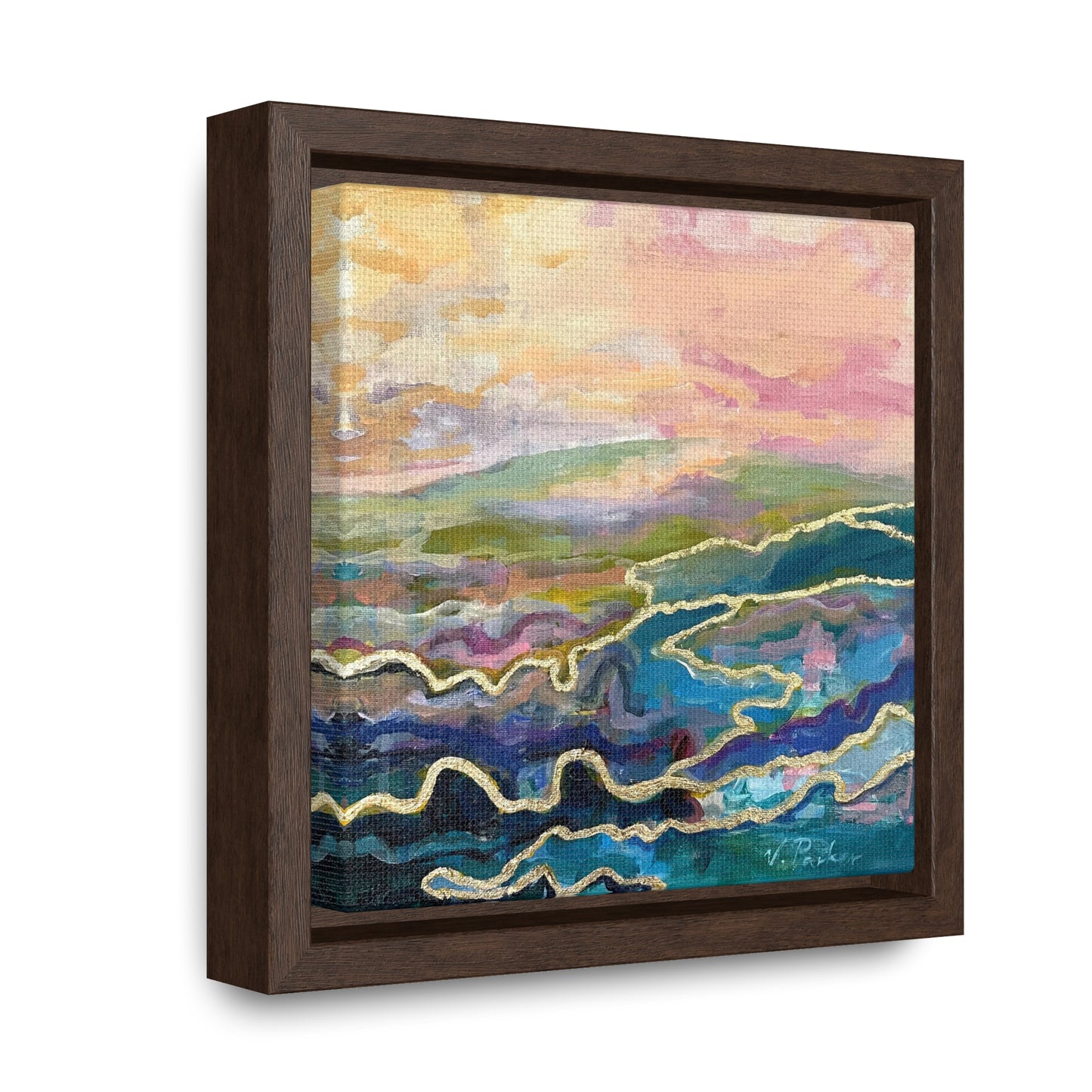 framed canvas print | ichor lands | sherbet dawn