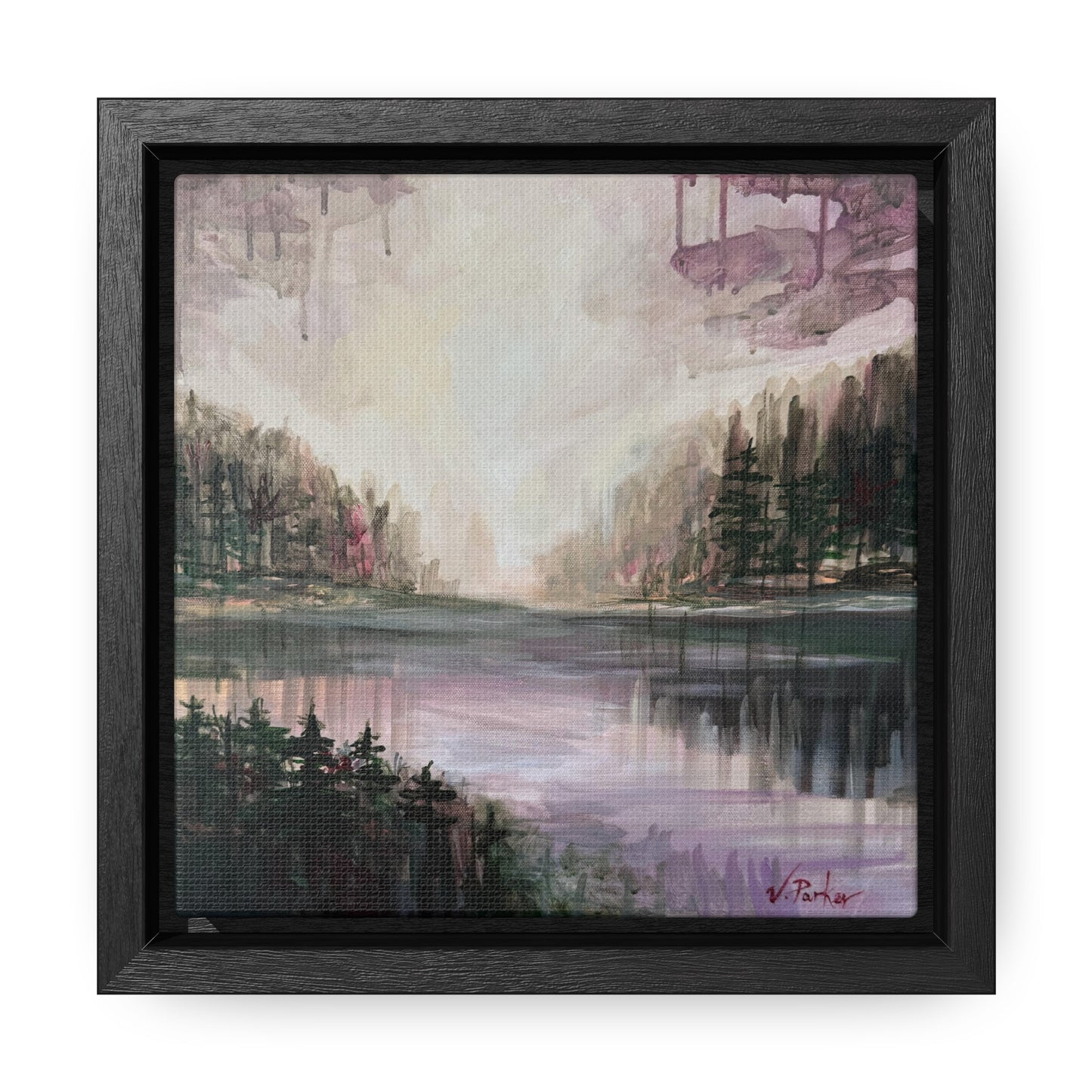 framed canvas print | a november in the ozarks