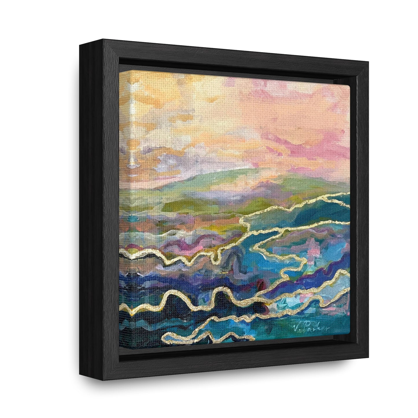 framed canvas print | ichor lands | sherbet dawn