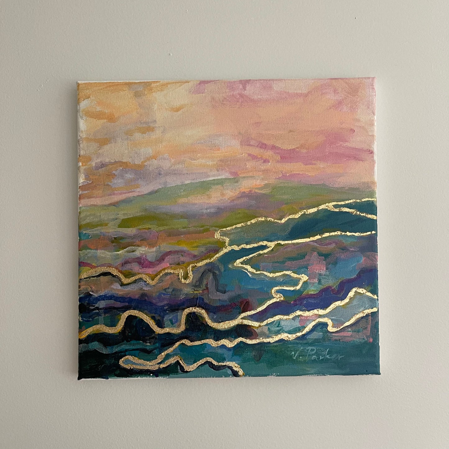 an original | sherbet dawn | gold leaf